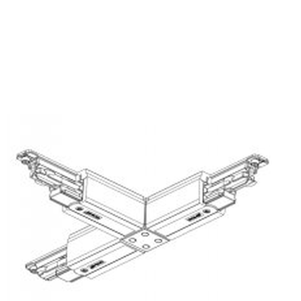 T-Verbinder links zu Stromschiene DALI,, schwarz
